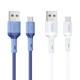 Кабель USB HOCO X65 Prime charging data cable for Micro синий