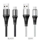 Кабель USB HOCO X50 Excellent charging data cable for Micro серый