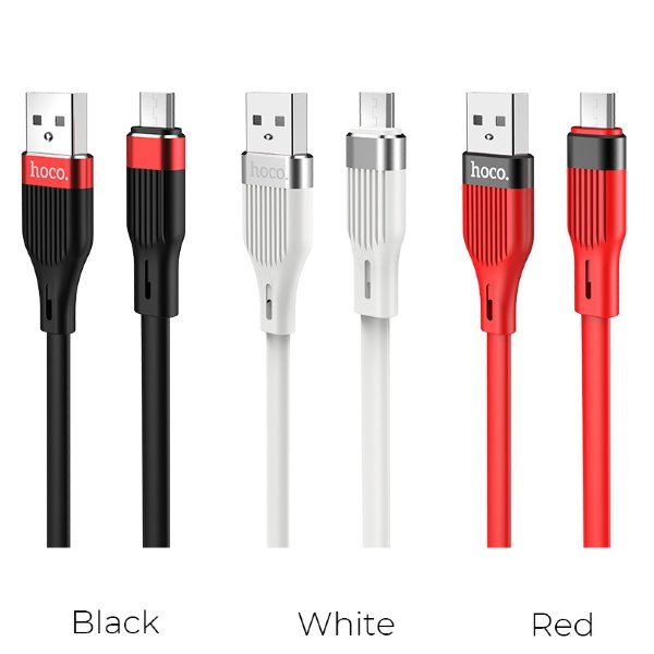 Кабель USB HOCO U72 Forest Silicone charging cable for Micro белый