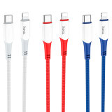 Кабель USB HOCO X70 Ferry PD charging data cable for iP белый