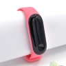 Ремешок силиконовый для фитнес-браслета Xiaomi Mi Band 3/4, розовый