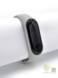 Ремешок силиконовый INNOVATION для фитнес-браслета Xiaomi Mi Band 3/4, серый