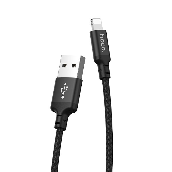 Кабель USB HOCO X14 Times speed iP charging cable,(L=1M) черный