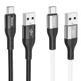 Кабель USB HOCO X72 Creator silicone charging data cable for Type-C белый