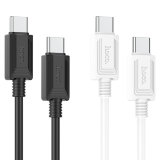 Кабель USB HOCO X73 Type-C to Type-C 60W charging data cable черный