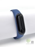 Ремешок силиконовый INNOVATION для фитнес-браслета Xiaomi Mi Band 3/4, темно-синий