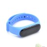 Ремешок силиконовый для фитнес-браслета Xiaomi Mi Band 3/4, голубой