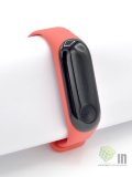 Ремешок силиконовый для фитнес-браслета Xiaomi Mi Band 3/4, красный