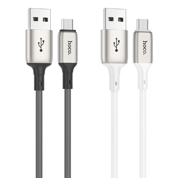 Кабель USB HOCO X66 Micro серый