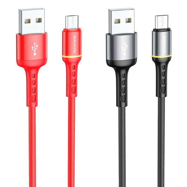 Кабель USB BOROFONE BU33 Micro чёрный