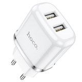 СЗУ HOCO N4 Aspiring dual port charger set(for iP)(EU) белый