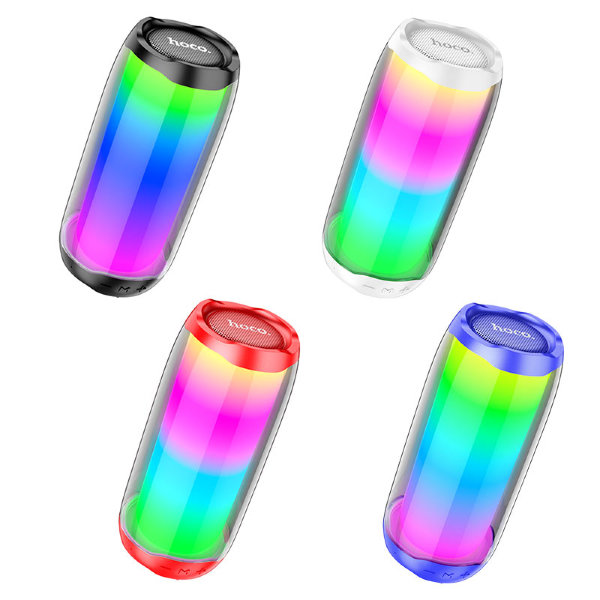 Портативная колонка HOCO HC8 Pulsating colorful luminous wireless speaker, black