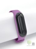 Ремешок силиконовый INNOVATION для фитнес-браслета Xiaomi Mi Band 3/4, фиолетовый