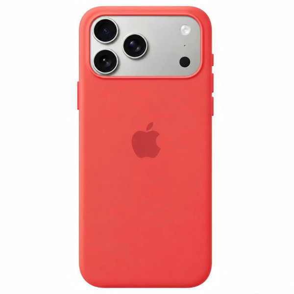 SILICONE CASE_MAGSAFE_для iPhone 18 Pro цвет: Bnight Guava Pink
