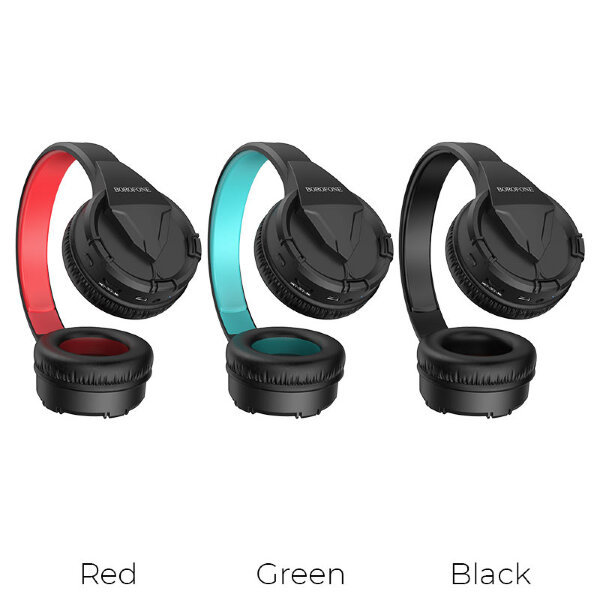 Наушники беспроводные накладные BOROFONE BO10 красный