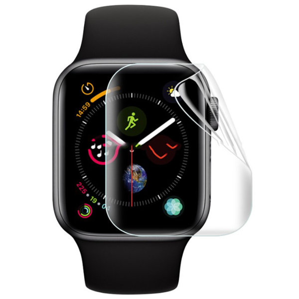 Гидрогелевая защитная пленка для Apple Watch Series 3 38мм., в комплекте 2шт. (глянцевая)