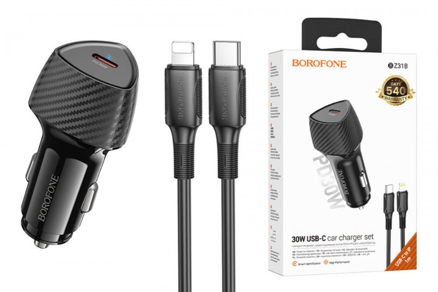 АЗУ BOROFONE BZ31 1USB 18W чёрный