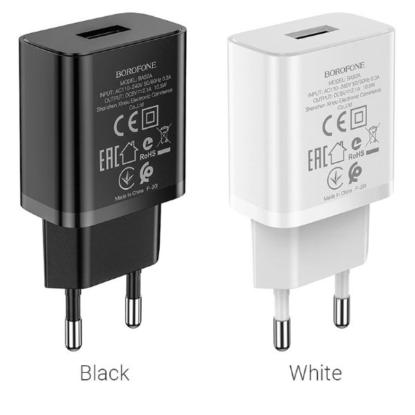 СЗУ BOROFONE BA52A 1USB Type-C белый