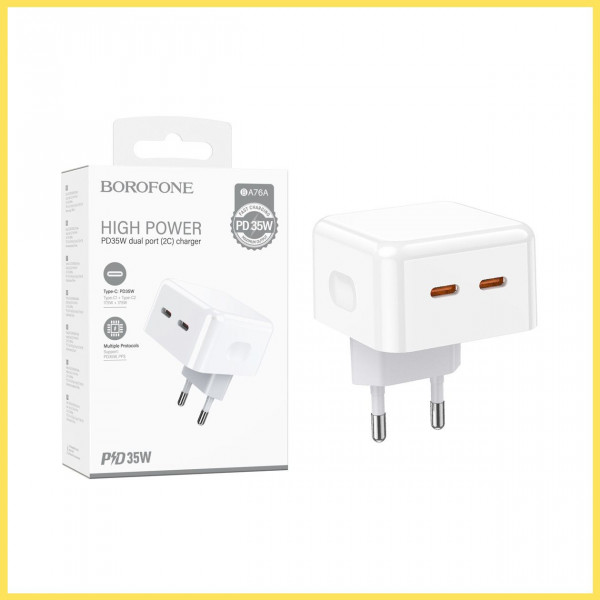 СЗУ BOROFONE BA76A PD35W 2C белый