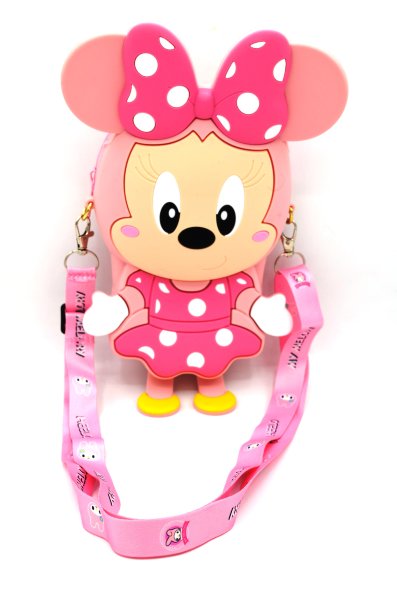 Детская сумка через плечо, кросс боди (Minnie Mouse teenager), розовый