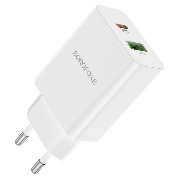 СЗУ BOROFONE BA56A 2USB Type-C to Lightning белый