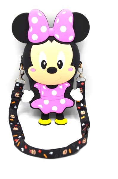 Детская сумка через плечо, кросс боди (Minnie Mouse teenager), черный