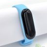 Ремешок силиконовый для фитнес-браслета Xiaomi Mi Band 3/4, синий