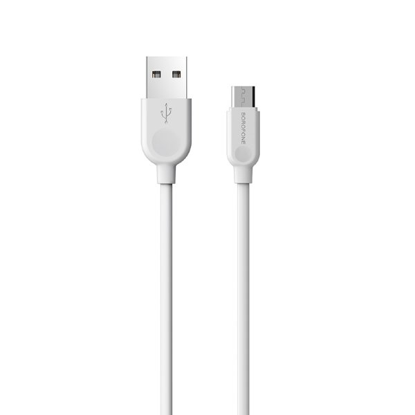 Кабель USB BOROFONE BX14 1м Micro белый