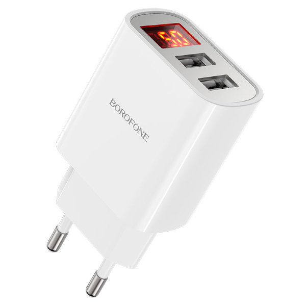 СЗУ BOROFONE BA58A 2USB Type-C белый