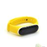 Ремешок силиконовый для фитнес-браслета Xiaomi Mi Band 3/4, желтый