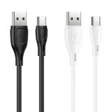 Кабель USB HOCO X61 Ultimate silicone charging data cable for Type-C белый