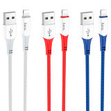 Кабель USB HOCO X70 Ferry charging data cable for iP красный