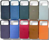 Чехол LEATHER CASE для Apple iPhone 18 Pro, синий
