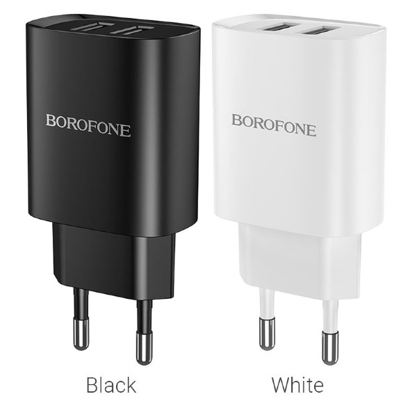 СЗУ BOROFONE BN2 2USB Micro чёрный dual port