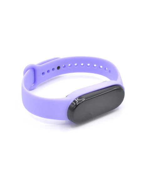 Ремешок силиконовый для фитнес-браслета Xiaomi Mi Band 5, фиолетовый