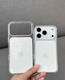 Чехол TRANSPARENT CASE для iPhone 17 белый