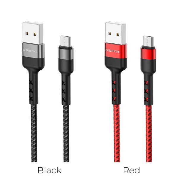 Кабель USB BOROFONE BX34 Micro чёрный