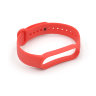 Ремешок силиконовый для фитнес-браслета Xiaomi Mi Band 5, красный
