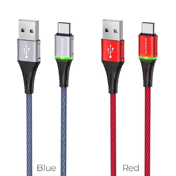 Кабель USB BOROFONE BU25 Type-C красный