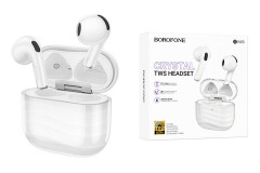 Наушники беспроводные внутриканальные BOROFONE BW85 белый
