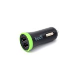 АЗУ (Budi) 2USB+Lighting-USB cable 1.2m (M8J061L)