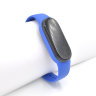 Ремешок силиконовый для фитнес-браслета Xiaomi Mi Band 5, синий