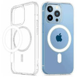 Чехол с MagSafe силиконовый прозрачный для Apple iPhone X/Xs