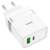 СЗУ HOCO N21 Extension speed PD30W+QC3.0 charger set(Type-C to iP)(EU) белый