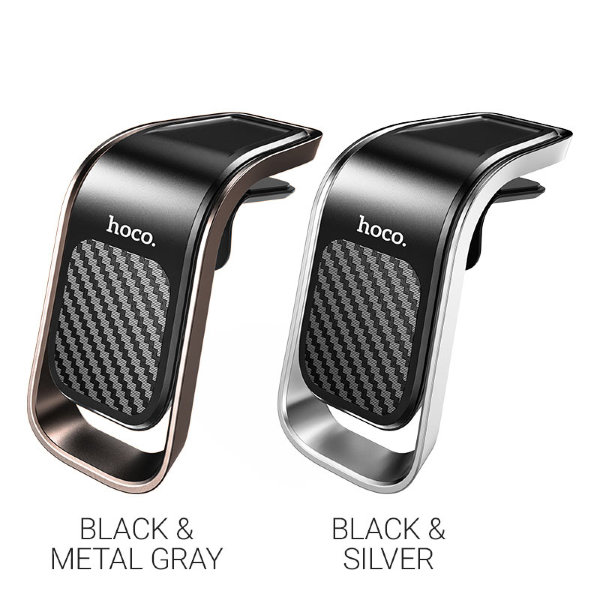 Держатель HOCO CA74 black＆metal gray