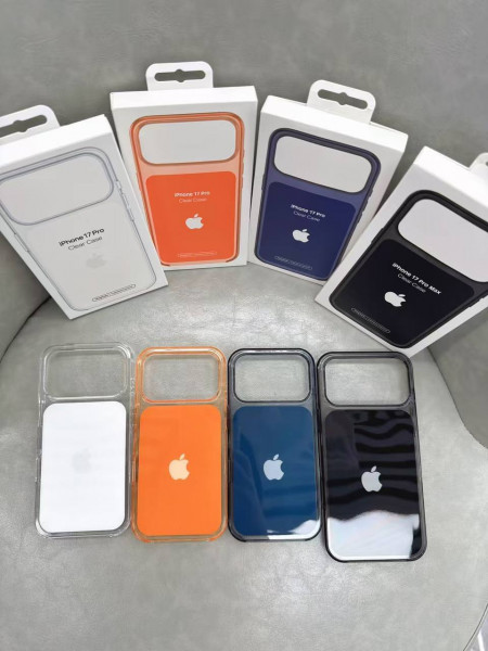 Чехол TRANSPARENT CASE для iPhone 17 Pro Max/18 Pro Max синий