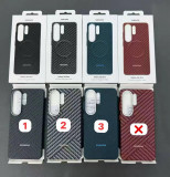 Чехол Carbon Magnet Case для Samsung S26 Ultra серый
