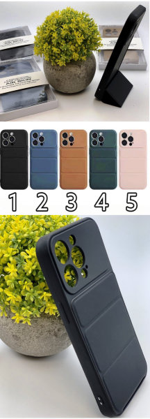 Накладка с подставкой iPhone 13 Pro Max №01 Черный