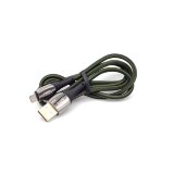 USB Кабель (Budi) Micro 1m Zync Alloy (M8J212M), черный