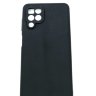 Чехол матовый для Samsung Galaxy A03S, черный